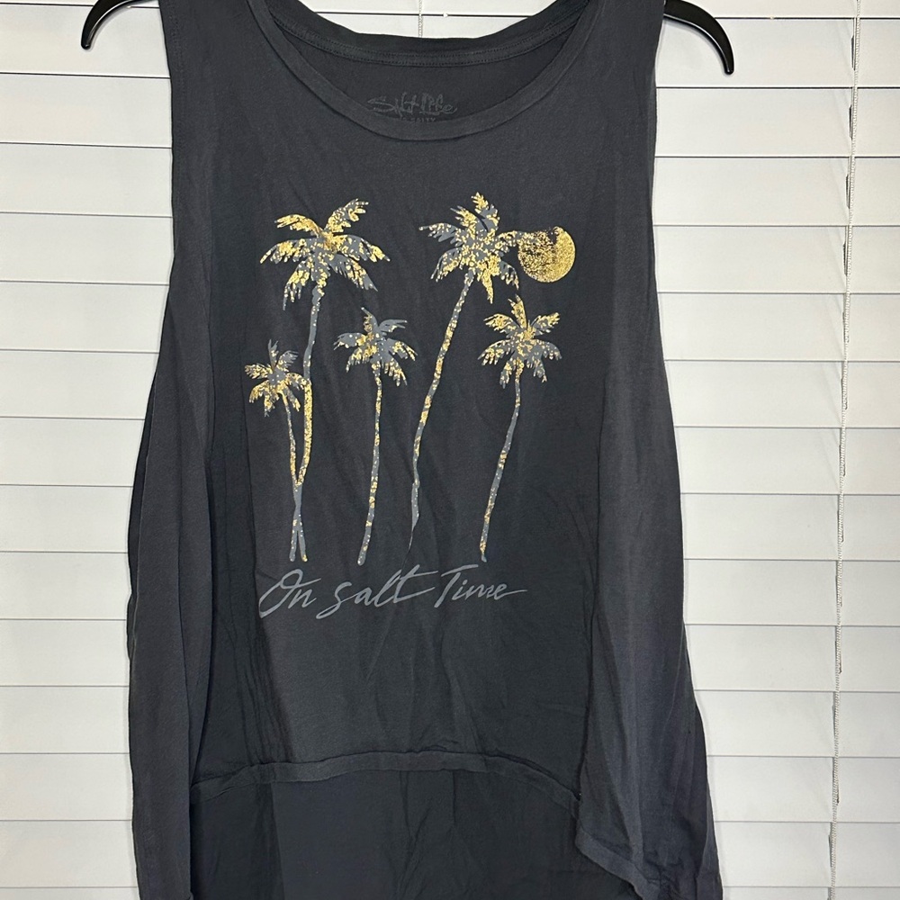 🌴Salt Life distressed SUPER SOFT tank top